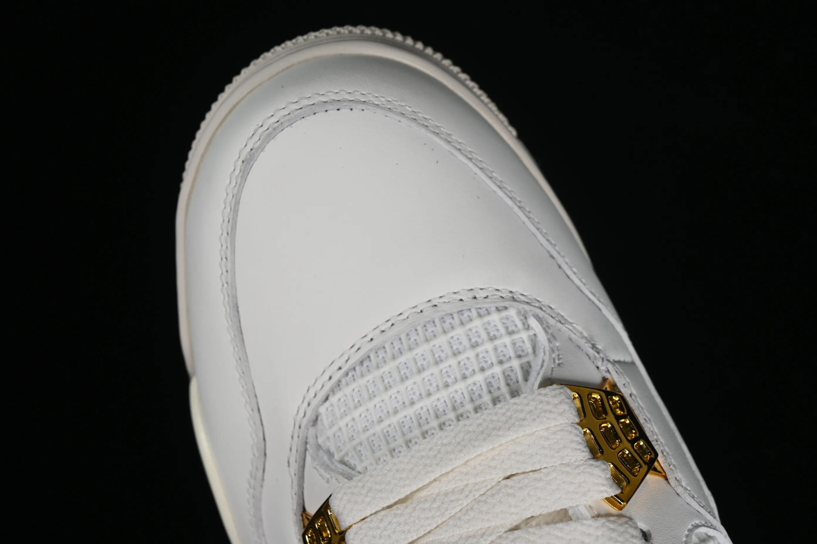 All categories Air Jordan Jordan series basketball shoes Air Jordan 4 C version Air Jordan 4 Retro "Metallic Gold" AJ4 Joe 4 meters white gold AQ9129-170